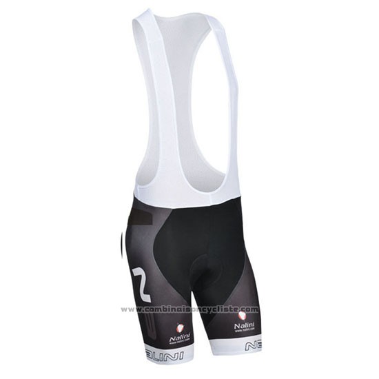 2014 Maillot Cyclisme Nalini Noir et Rouge Manches Courtes et Cuissard