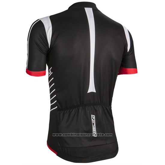 2016 Maillot Cyclisme Nalini Gris et Noir Manches Courtes et Cuissard