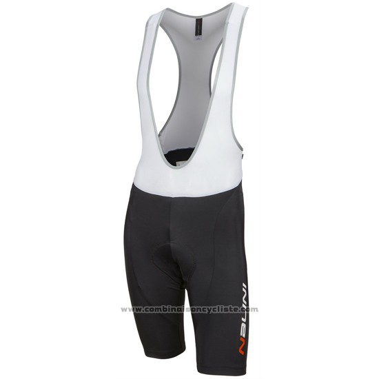 2016 Maillot Cyclisme Nalini Gris et Rouge Manches Courtes et Cuissard