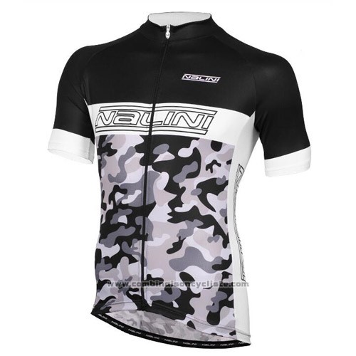 2016 Maillot Cyclisme Nalini Rose et Noir Manches Courtes et Cuissard