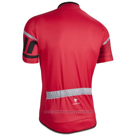2016 Maillot Cyclisme Nalini Rouge Manches Courtes et Cuissard