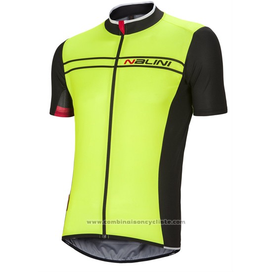 2016 Maillot Cyclisme Nalini Vert Manches Courtes et Cuissard