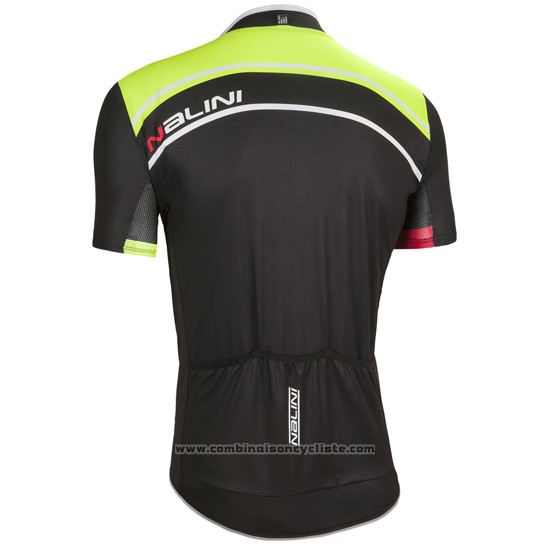 2016 Maillot Cyclisme Nalini Vert Manches Courtes et Cuissard
