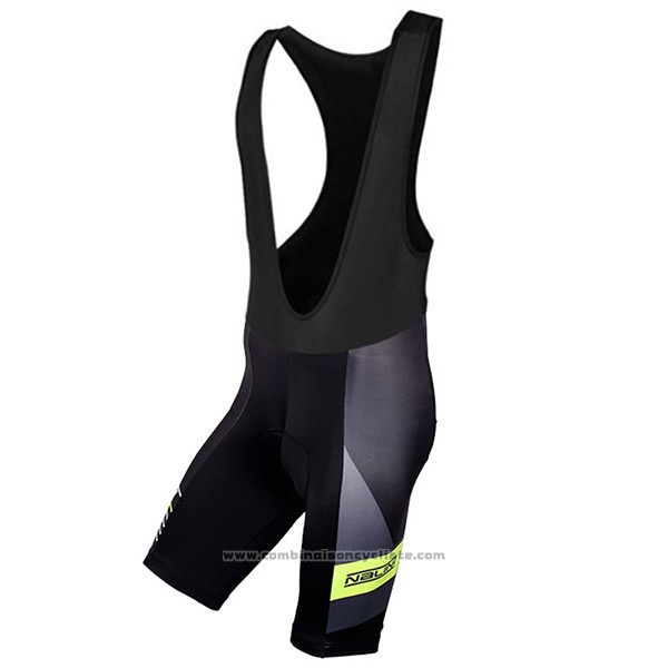2017 Maillot Cyclisme Nalini Mood Noir Manches Courtes et Cuissard