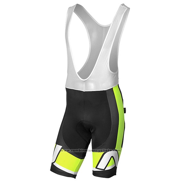 2017 Maillot Cyclisme Nalini Navision Vert et Gris Manches Courtes et Cuissard