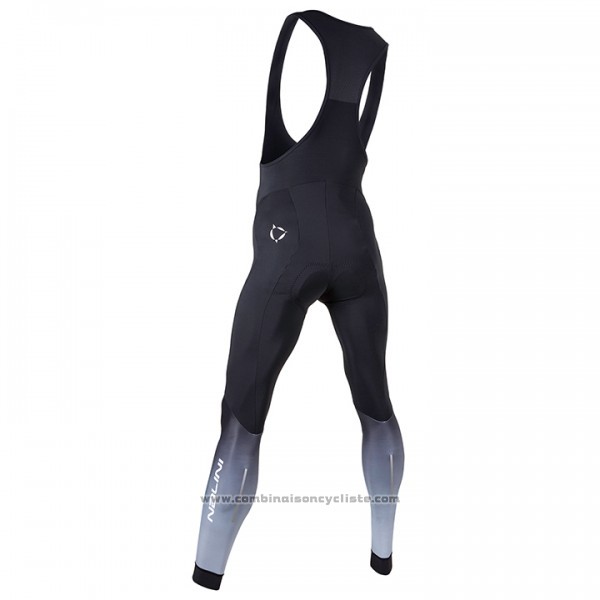 2017 Maillot Cyclisme Nalini Noir Manches Longues et Cuissard