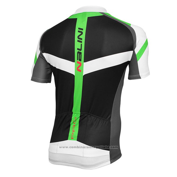 2017 Maillot Cyclisme Nalini Rigel Noir Manches Courtes et Cuissard