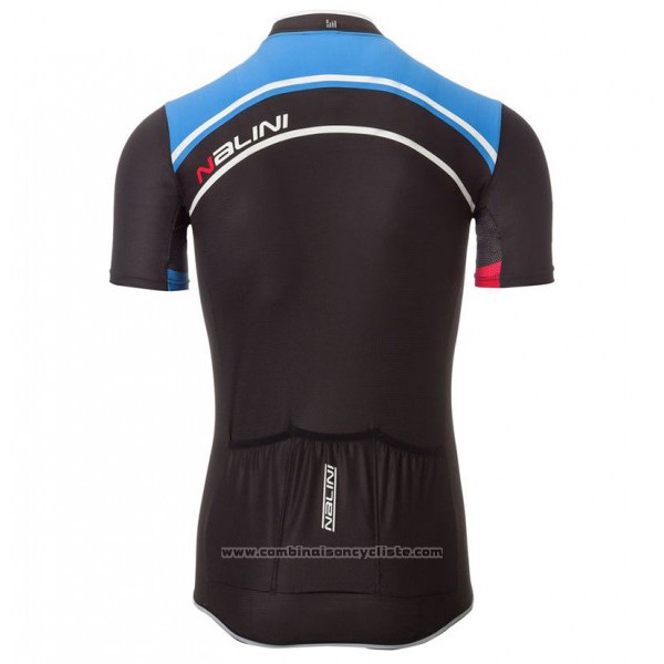 2017 Maillot Cyclisme Nalini Sinello Ti Bleu Manches Courtes et Cuissard