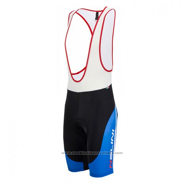 2017 Maillot Cyclisme Nalini Sinello Ti Bleu Manches Courtes et Cuissard