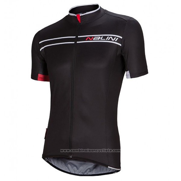 2017 Maillot Cyclisme Nalini Sinello Ti Noir Manches Courtes et Cuissard
