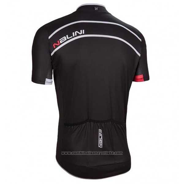 2017 Maillot Cyclisme Nalini Sinello Ti Noir Manches Courtes et Cuissard