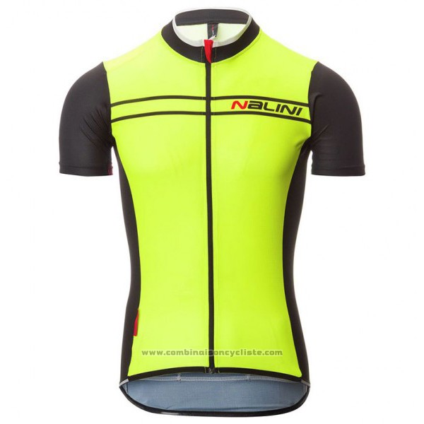 2017 Maillot Cyclisme Nalini Sinello Ti Vert Manches Courtes et Cuissard