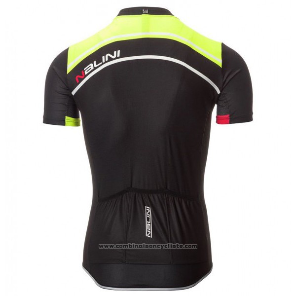 2017 Maillot Cyclisme Nalini Sinello Ti Vert Manches Courtes et Cuissard
