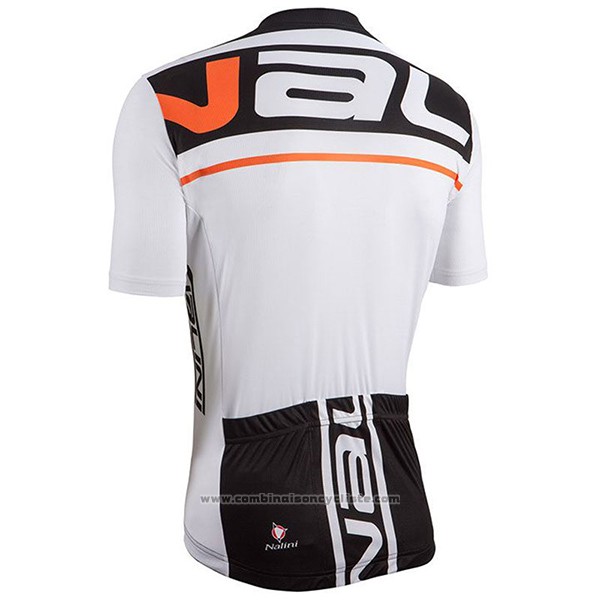 2017 Maillot Cyclisme Nalini Speed Noir et Blanc Manches Courtes et Cuissard