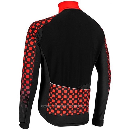 2019 Maillot Cyclisme Nalini CRIT 3l 2.0 Noir Rouge Manches Longues et Cuissard