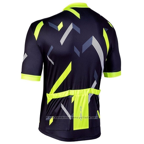 2019 Maillot Cyclisme Nalini Descesa 2.0 Noir Jaune Manches Courtes et Cuissard