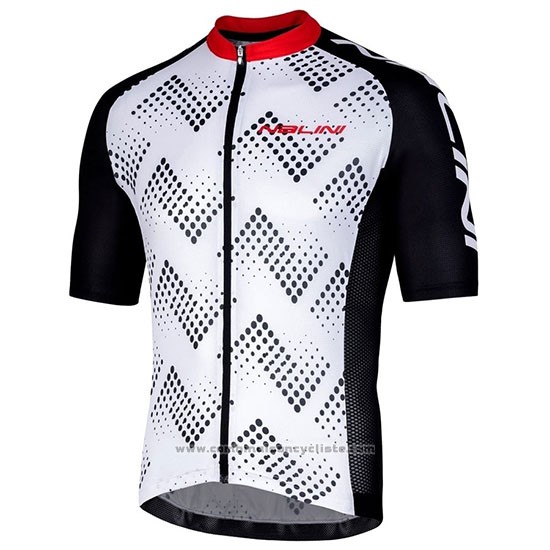2019 Maillot Cyclisme Nalini Podio 2.0 Noir Blanc Manches Courtes et Cuissard