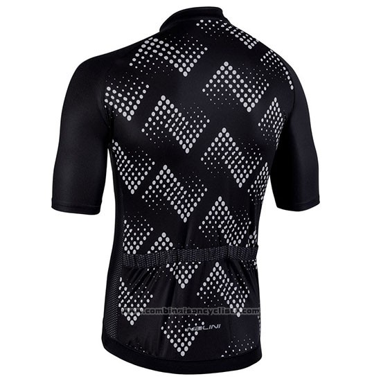 2019 Maillot Cyclisme Nalini Podio 2.0 Noir Manches Courtes et Cuissard