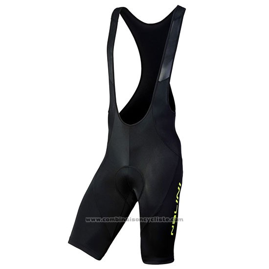 2019 Maillot Cyclisme Nalini Volata 2.0 Noir Jaune Manches Courtes et Cuissard