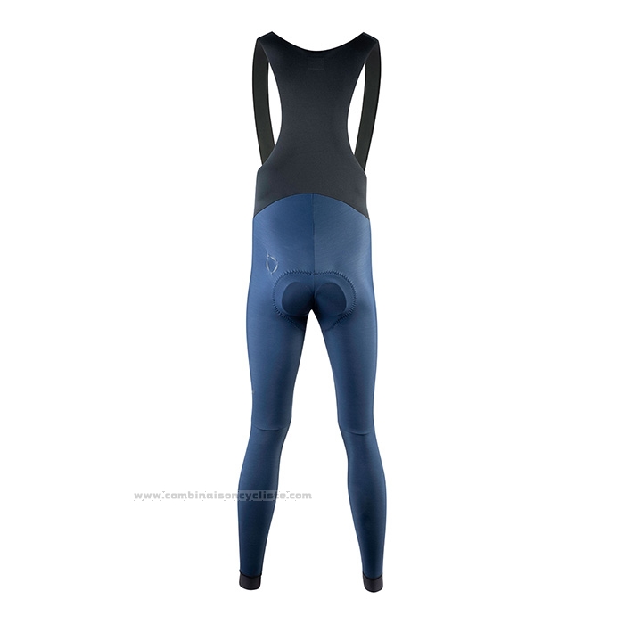 2021 Maillot Cyclisme Nalini Bleu Manches Longues et Cuissard
