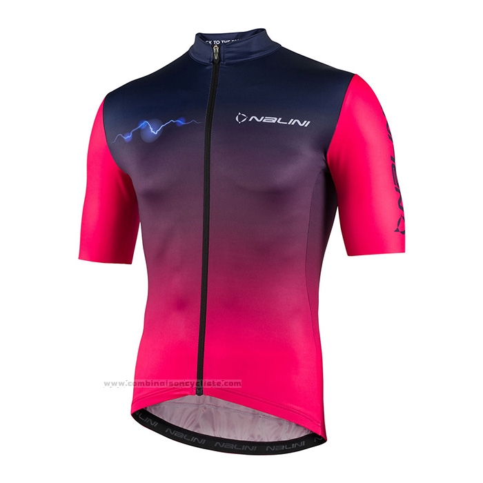 2022 Maillot Cyclisme Nalini Fuchsia Manches Courtes et Cuissard
