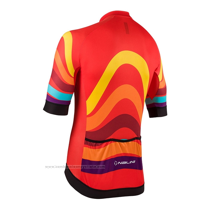 2022 Maillot Cyclisme Nalini Rouge Manches Courtes et Cuissard