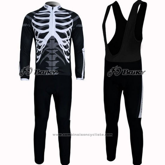 2012 Maillot Cyclisme Northwave Noir Manches Longues et Cuissard