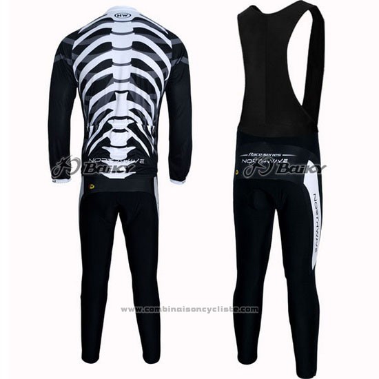 2012 Maillot Cyclisme Northwave Noir Manches Longues et Cuissard