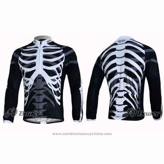 2012 Maillot Cyclisme Northwave Noir Manches Longues et Cuissard