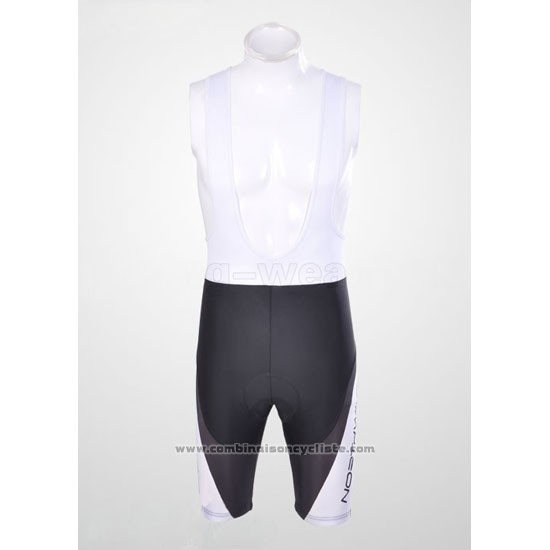 2013 Maillot Cyclisme Nalini Noir et Blanc Manches Courtes et Cuissard