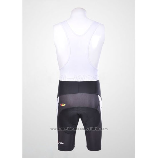2013 Maillot Cyclisme Nalini Noir et Blanc Manches Courtes et Cuissard