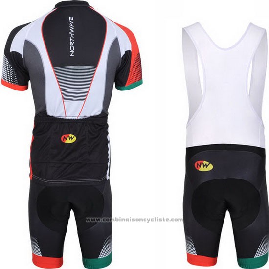 2013 Maillot Cyclisme Northwave Noir et Blanc Manches Courtes et Cuissard