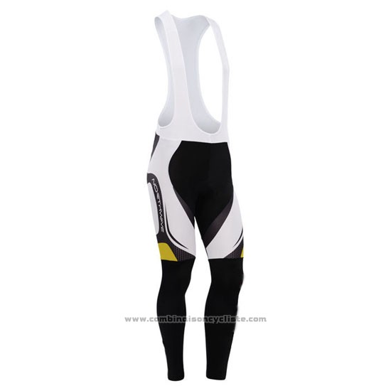2015 Maillot Cyclisme Northwave Noir et Jaune Manches Longues et Cuissard