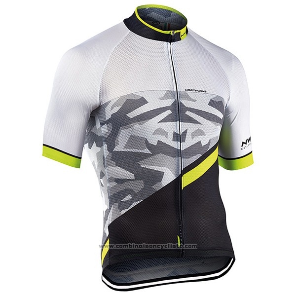 2017 Maillot Cyclisme Northwave Blade Air Noir et Blanc Manches Courtes et Cuissard