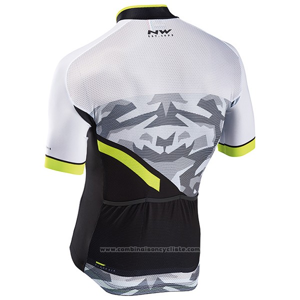 2017 Maillot Cyclisme Northwave Blade Air Noir et Blanc Manches Courtes et Cuissard