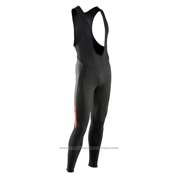 2017 Maillot Cyclisme Northwave Ml Noir Manches Longues et Cuissard
