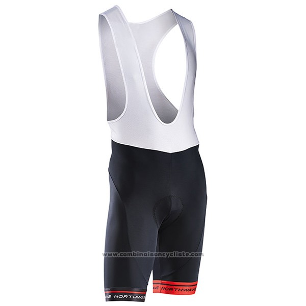 2017 Maillot Cyclisme Northwave Rouge et Blanc Manches Courtes et Cuissard