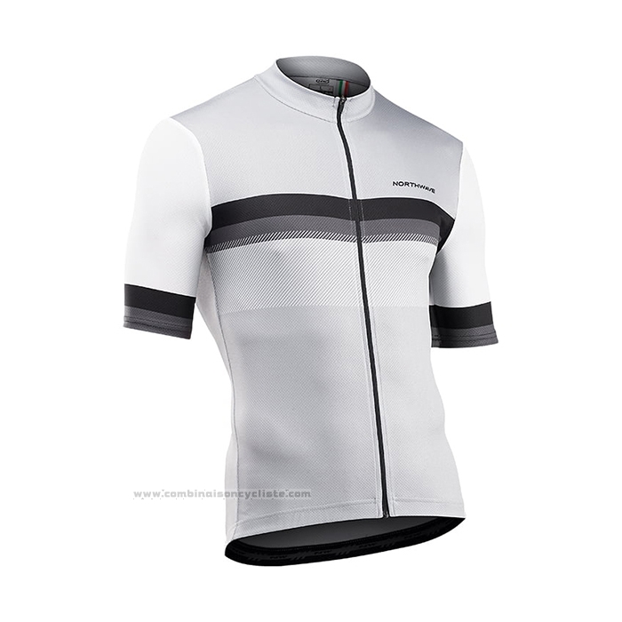 2021 Maillot Cyclisme Northwave Blanc Manches Courtes et Cuissard