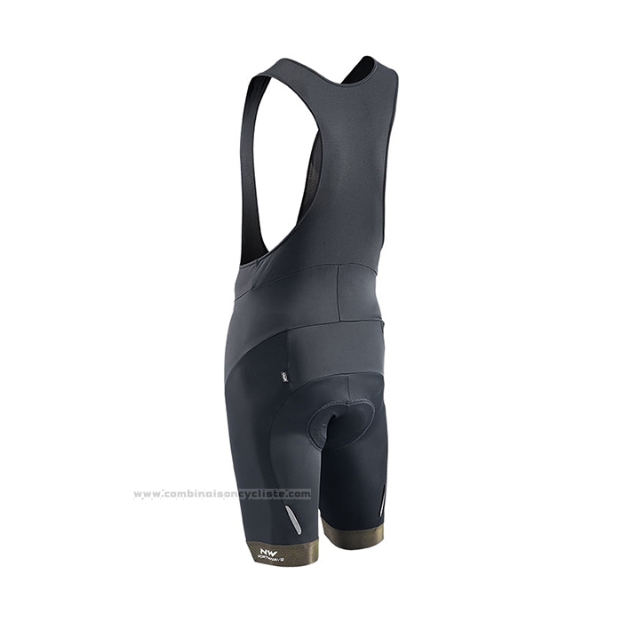 2021 Maillot Cyclisme Northwave Jaune Manches Courtes et Cuissard
