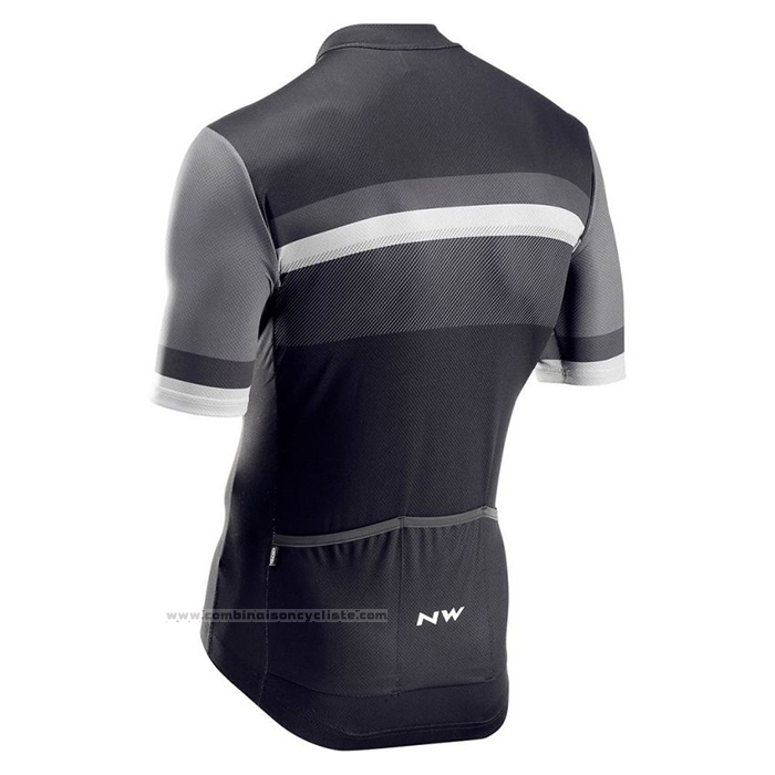 2021 Maillot Cyclisme Northwave Noir Manches Courtes et Cuissard