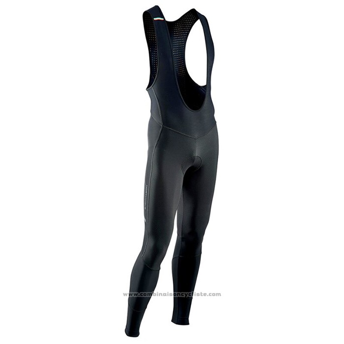 2021 Maillot Cyclisme Northwave Noir Rouge Manches Longues et Cuissard