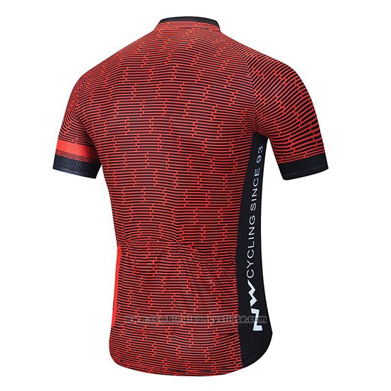 2020 Maillot Cyclisme Northwave Rouge Noir Blanc Manches Courtes et Cuissard