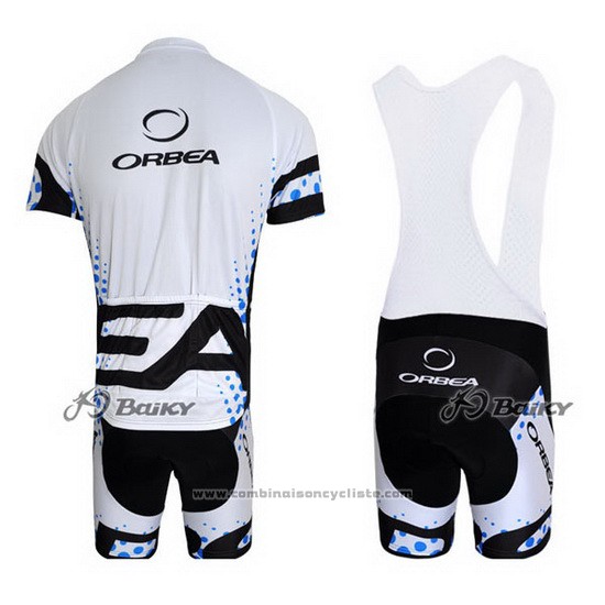 2013 Maillot Cyclisme Orbea Noir et Blanc Manches Courtes et Cuissard