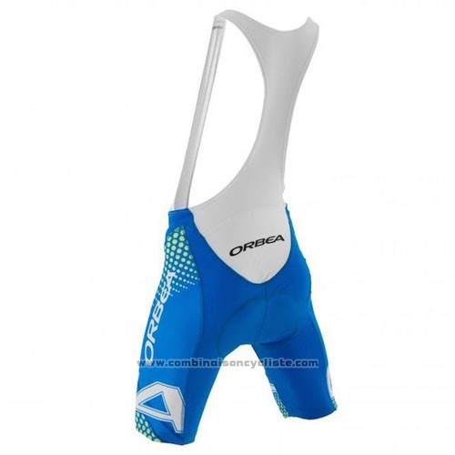 2015 Maillot Cyclisme Orbea Azur et Noir Manches Courtes et Cuissard