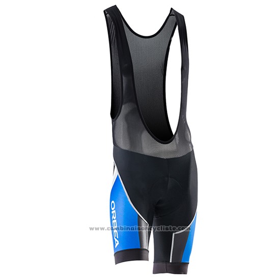 2017 Maillot Cyclisme Orbea Blanc et Bleu Manches Courtes et Cuissard