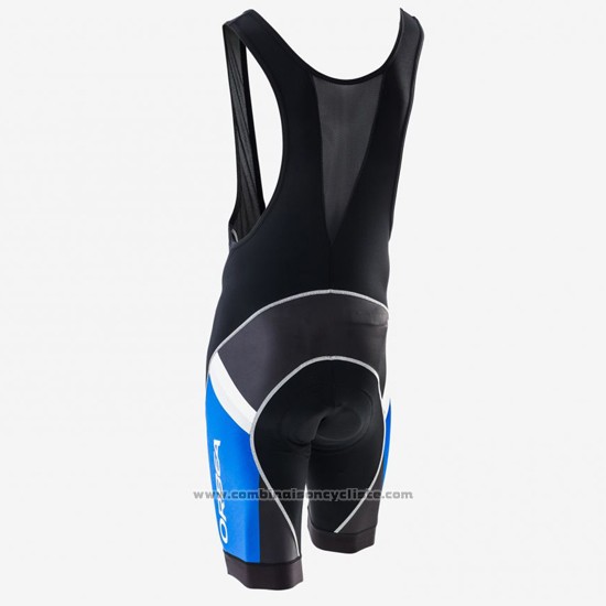 2017 Maillot Cyclisme Orbea Blanc et Bleu Manches Courtes et Cuissard
