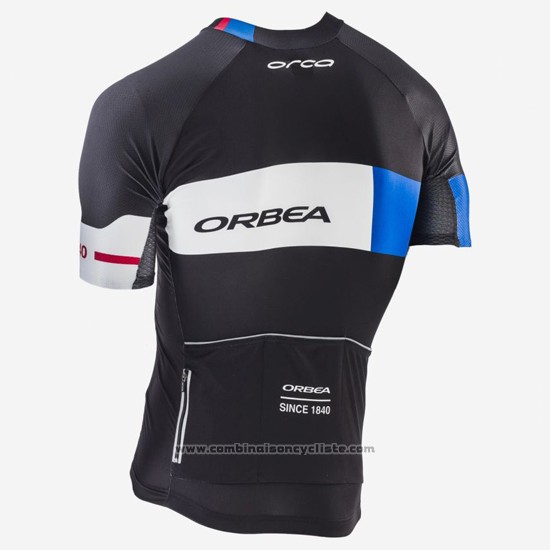 2017 Maillot Cyclisme Orbea Noir Manches Courtes et Cuissard
