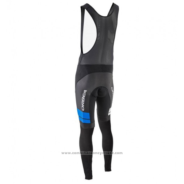 2017 Maillot Cyclisme Orbea Noir et Blanc Manches Longues et Cuissard