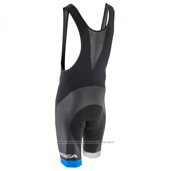 2017 Maillot Cyclisme Orbea Noir et Bleu Manches Courtes et Cuissard