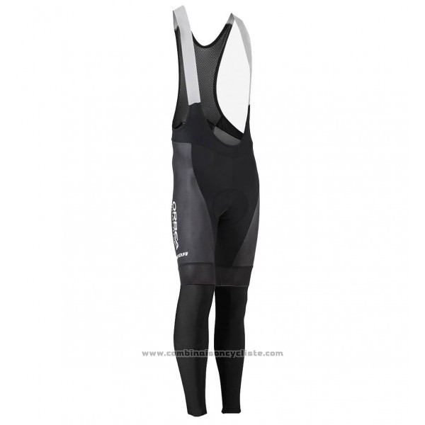 2017 Maillot Cyclisme Orbea Noir et Vert Manches Longues et Cuissard